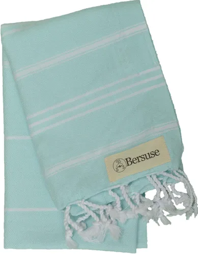 Vista 21 de Bersuse 100 % algodón - Toalla de mano Anatolia turca - Fouta Peshtemal para baño y playa - Para cabeza, rostro, cabello, bebés, cuidado, cocina