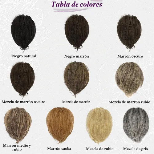 Vista 7 de BARSDAR Extensión de cabello humano corto con clip de garra con metales flexibles, cabello humano real de 8 pulgadas, extensiones de moño