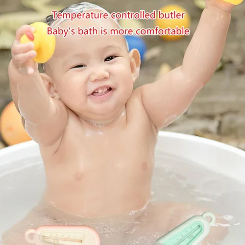 Vista 7 de Medidor de temperatura del agua Termómetro de bañera para niños pequeños Accesorios para el cuidado del bebé ABS Sensor de prueba de temperatura