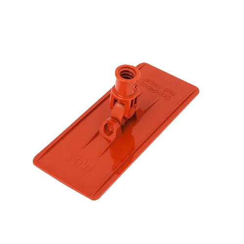 Vista 4 de 3M Doodlebug - Soporte para almohadilla de piso, 9 x 3.75 pulgadas, color naranja, soporte de plástico duradero para almohadillas de limpieza