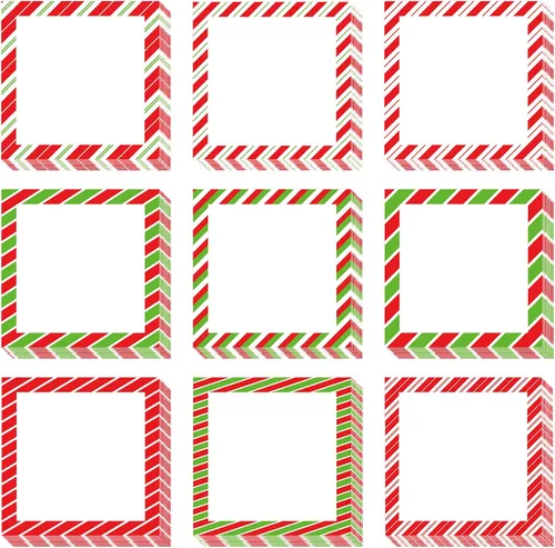 Vista 12 de 16 piezas de blocs de notas adhesivas de Navidad con Papá Noel, dulces, calcetines, notas de trabajo y estudio, 480 piezas de notas autoadhesivas