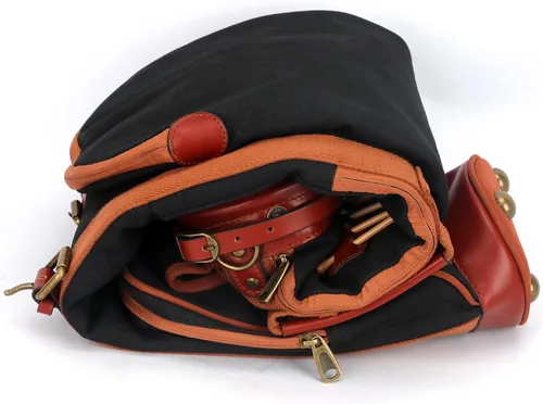 Vista 4 de TOURBON Bolsas de golf para hombre y mujer con bolsillo para pelotas con cremallera (bolsa de transporte de golf de 33 pulgadas, color negro)