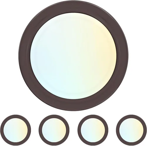 Vista 9 de LUXRITE Lámparas de disco LED de 6 pulgadas, lámpara de techo de montaje empotrado regulable, 5CCT seleccionables 2700K 3000K 3500K 4000K 5000K
