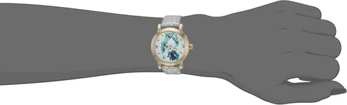 Vista 2 de Disney Reloj de cuarzo analógico vintage para adultos Plateado