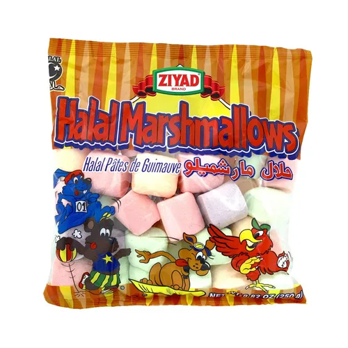 Vista 11 de Ziyad Malvaviscos grandes gourmet Halal, sin cerdo, sin huevos, sin lácteos, sin gluten, ¡perfectos para vacaciones y S'mores! 8.8 onzas