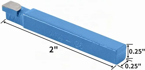 Vista 4 de Herramientas de torno de metal de 1/4" - Herramienta de corte con punta