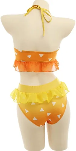 Vista 4 de Akatsuki Bikini sexy para mujer, traje de baño de anime Hokage, traje de baño de anime