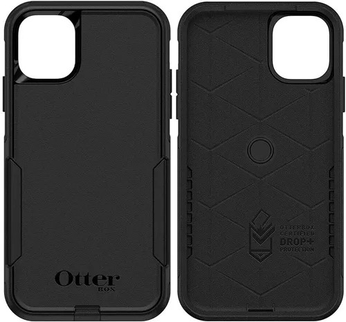 Vista 2 de OtterBox Funda iPhone 11 Serie Commuter - Negra, delgada y resistente, apta para bolsillos, con protección de puertos