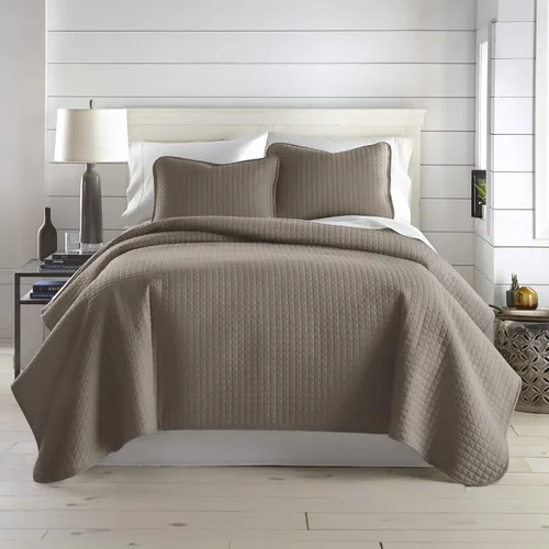 Vista 99 de Southshore Fine Living, Inc. Juego de edredón individual XL, colcha de microfibra acolchada, juego de edredón individual con funda de almohada, ropa