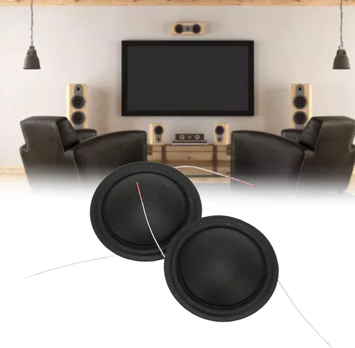 Vista 5 de 2 piezas de diafragma de repuesto de tweeter, bobina de voz de altavoz, accesorio de tweeter de cúpula de seda de tono alto para reemplazo de audio