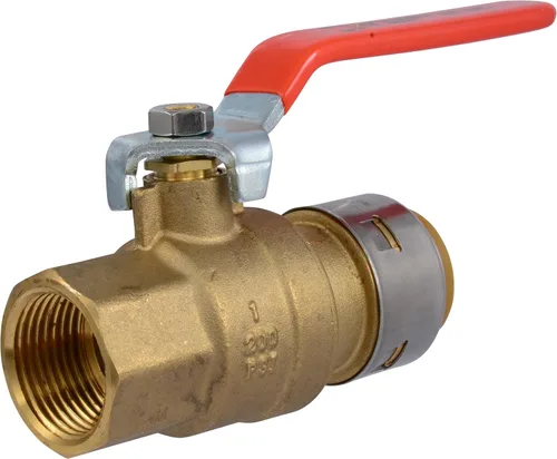 Vista 11 de SharkBite Válvula de bola máxima de 3/4 x 3/4 pulgadas con conector FNPT, empuje para conectar accesorios de plomería de latón, tubo PEX, cobre