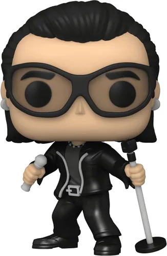 Vista 3 de Bono: P o p ! Rocks - Figura de vinilo con 1 protector gráfico compatible con 'ToysDiva' (271-64033 - B)