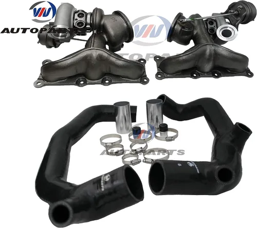 Vista 2 de TD04-17T Billet Twin Turbocompresor+2" entrada para 135i/535i/Z4/X6/740 3.0L N54