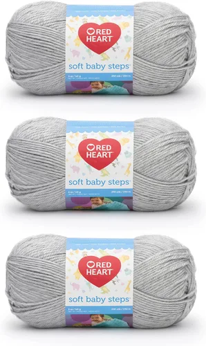 Vista 17 de Red Heart Soft Baby Steps madeja de lana, Aqua