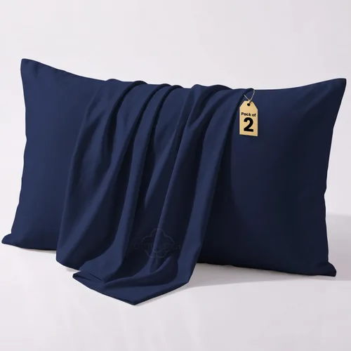 Vista 12 de COTTON STICH Juego de 2 fundas de almohada para niños pequeños, mini fundas de almohada de algodón de 600 hilos, fundas de almohada suaves y ligeras