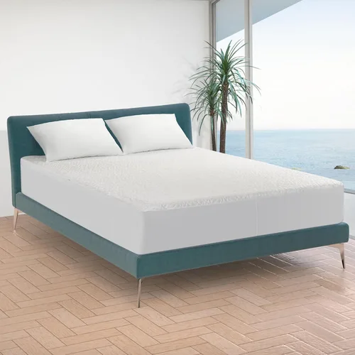 Vista 8 de Protect-A-Bed, Protector de colchón de nieve, con fibra nórdica fría, impermeable, 5 lados, tamaño individual