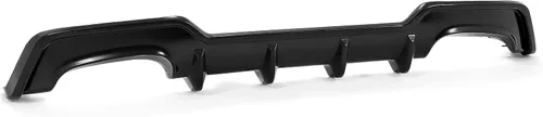 Vista 2 de HECASA Difusor trasero compatible con Toyota Corolla/Auris Hatchback 2019-2022 Alerón Divisor de Labio de Parachoques de Plástico ABS Negro