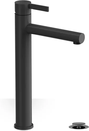 Vista 13 de Phiestina FH01-BG-V - Grifo de lavabo de baño de oro cepillado, un solo agujero, grifo alto de baño de una sola manija, con drenaje desplegable