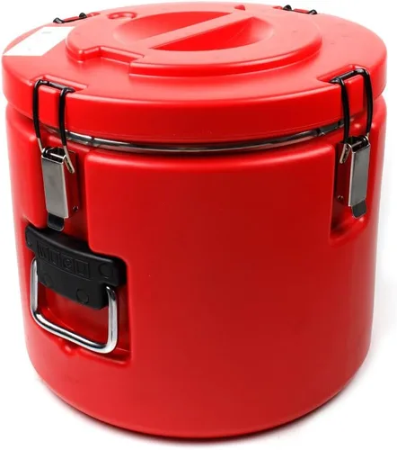 Vista 8 de Vollum Recipiente aislado rojo con interior de acero inoxidable 48 litros