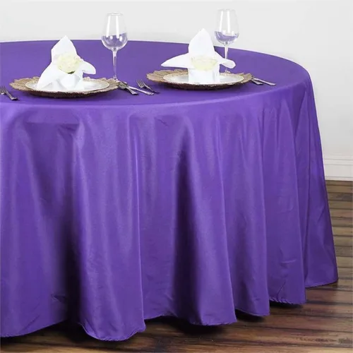 Vista 122 de Efavormart - Mantel redondo de poliéster de 108 pulgadas, 108 pulgadas, para bodas, fiestas, banquetes, restaurantes, color verde manzana