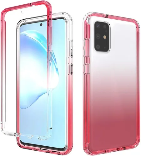 Vista 232 de Pzwoxukhov Funda para Xiaomi Poco M3 M2010J19CG M2010J19CI Caso, alta transparencia, color degradado, funda de absorción de impactos anticaída