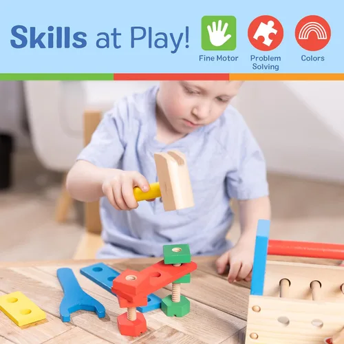 Vista 5 de Melissa & Doug – Take-Along. Kit de herramientas, Estándar, -1