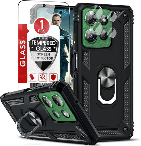Vista 175 de LeYi Funda para Moto G Stylus 2022 4G (no compatible con 5G), funda para Moto G Stylus con 2 protectores de pantalla, funda protectora de grado Oro