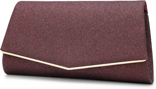 Vista 3 de Bolsos de mano brillantes para mujer, bolso de noche para mujer, bolso de mano para mujer, bolso de mano para fiesta, graduación, boda