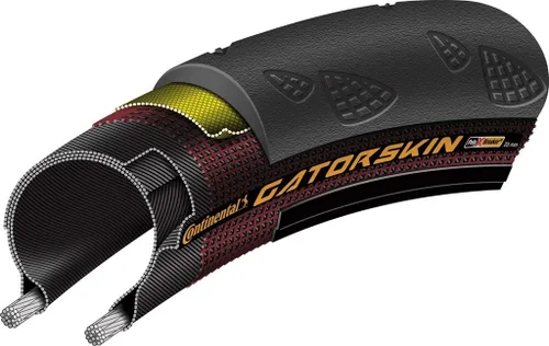 Vista 6 de Continental Gatorskin - Neumático de bicicleta de carretera sin cámara con cuentas de alambre, neumático urbano y de turismo resistente