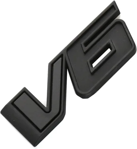 Vista 3 de 1 calcomanía de repuesto para placa de identificación de camión V6 Emblema 3D para Canyon Colorado 17-21 (negro mate)