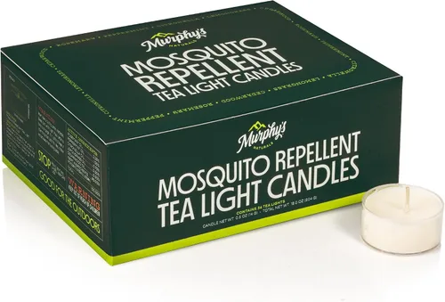 Vista 11 de Murphy's Naturals velas de té repelentes de mosquitos – 12 unidades Soy & beeswax blend with rosemary, peppermint, citronella & lemongrass oils