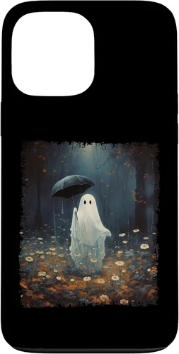 Vista 22 de Carcasa gótica para iPhone 11 con diseño de fantasma espeluznante en el bosque