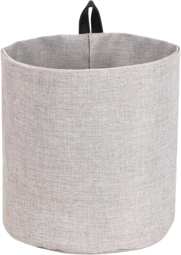 Vista 3 de Bigso Box of Sweden Soft Hang Around Hanging Storage Basket Large Beige. (Pack of 2)