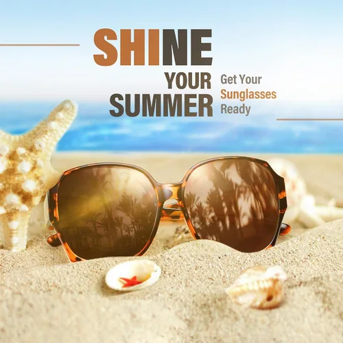 Vista 7 de URUMQI Gafas de sol polarizadas que se ajustan sobre las gafas para mujer, protección UV400, lentes de sol extragrandes