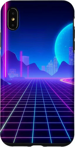 Vista 11 de Vaporwave Aesthetic Synthwave Retrowave 80s 90s Art Case for iPhone 16