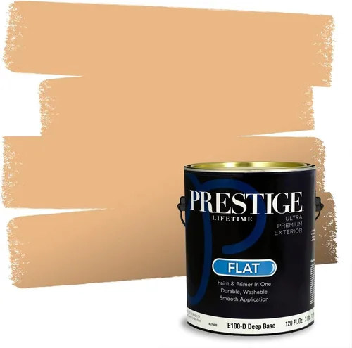 Vista 92 de PRESTIGE Pintura exterior e imprimación en uno, bronceado Aberdeen, plano, 1 galón