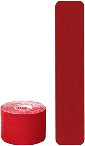 Vista 15 de MUELLER Cinta terapéutica de kinesiología de medicina deportiva, cinta atlética de calidad, sin látex, 20 tiras en I precortadas, 2 x 9.75 pulgadas