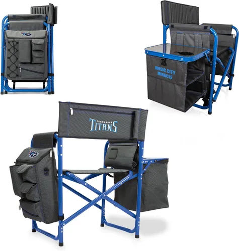 Vista 41 de PICNIC TIME NFL NFL Fusion - Silla de campamento unisex para adultos, con mesa auxiliar y enfriador suave, silla de playa para adultos, silla