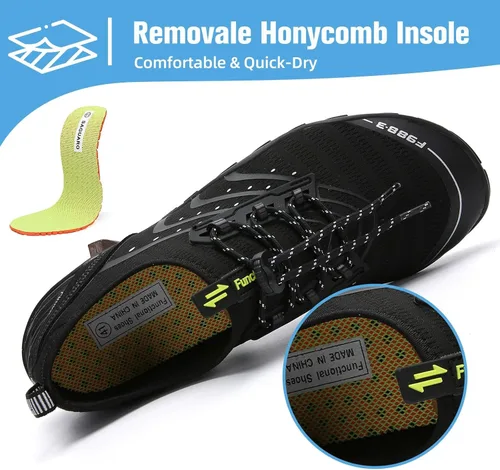 Vista 4 de Mishansha - Zapatos de agua para hombres y mujeres, secado rápido, para natación, buceo, surf, deportes acuáticos, piscina, playa, senderismo, yoga.