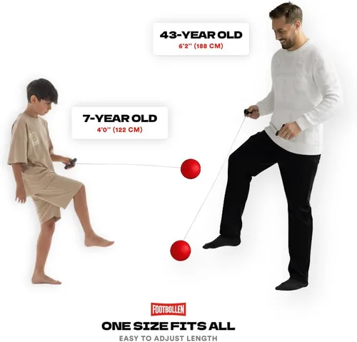 Vista 4 de Footbollen Kick Ball - Entrenamiento interactivo de fútbol para niños, adolescentes y adultos Mejora la coordinación pie-ojo, agilidad y control