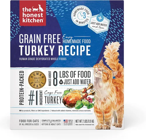 Vista 9 de The Honest Kitchen Alimento integral de pollo deshidratado sin granos, receta de grado humano con probióticos y pollo sin jaula, soporte digestivo