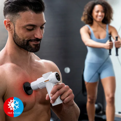 Vista 2 de Pistola de Masaje Muscular con Frío y Calor Hokgun InnovaGoods