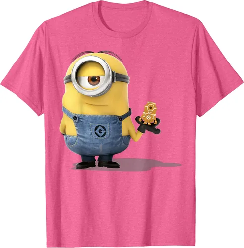 Vista 38 de Camiseta Despicable Me Minions Holding A Ginger Bread Minion Retrato Pequeña
