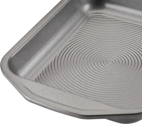 Vista 12 de Circulon Total Bakeware - Juego de horno tostador antiadherente y sartén personal para pizza, 4 piezas