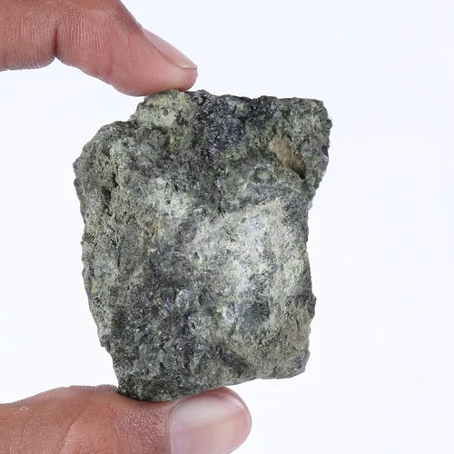 Vista 2 de GEMHUB Cristal curativo natural de la piedra del prehnite verde crudo 732 Ct