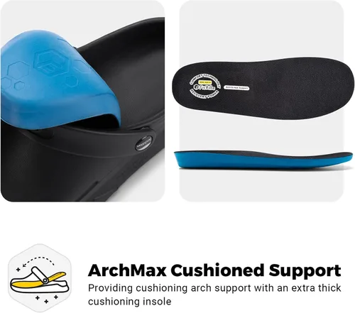 Vista 6 de FitVille Zuecos de Chef Ancho para Hombres Antideslizantes Zapatos de Trabajo de Cocina Antideslizantes para Servicio de Alimentos Impermeables