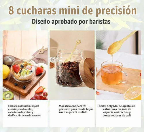 Vista 4 de Juego de utensilios de cocina de madera de bambú de 14 piezas, 6 herramientas de cocina resistentes al calor antiarañazos con agujeros