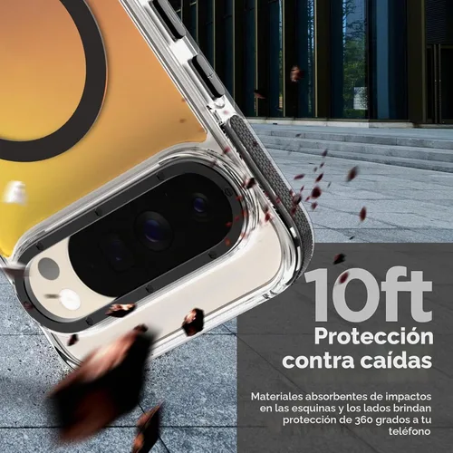 Vista 2 de Funda magnética para Google Pixel 10 Pro XL, fluorescente, color negro