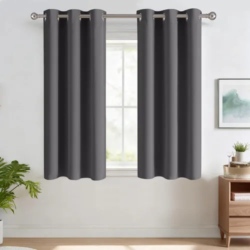 Vista 116 de RYB HOME - Cortinas para armario de 36 pulgadas, cortinas para oscurecer la habitación con ojales resistentes a la oxidación, cortinas de Aqua