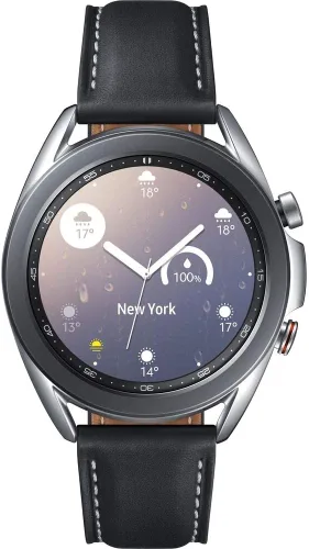 Vista 3 de Samsung Galaxy Watch3 - Reloj inteligente con GPS (Bluetooth, 1.614 pulgadas, plata mística) (renovado)